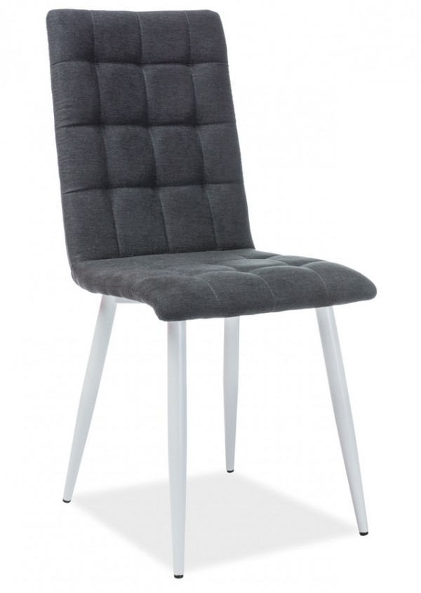 Jídelní čalouněná židle OTTO černá/bílá