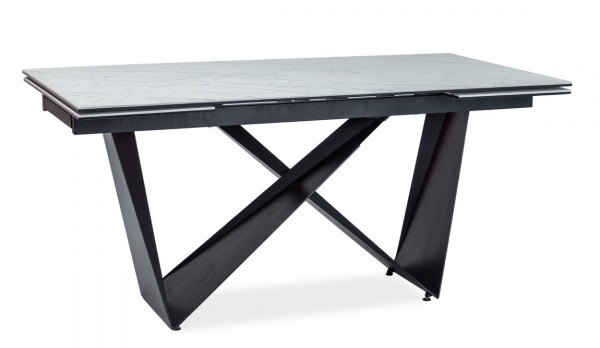 Jídelní stůl rozkládací CAVALLI II ceramic/černá