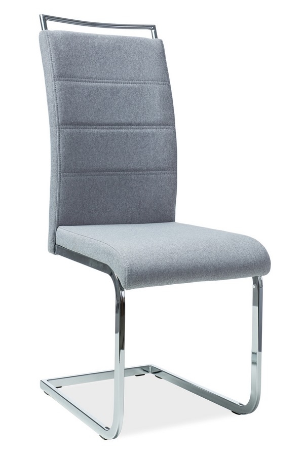 Jídelní čalouněná židle H-441 šedá látka