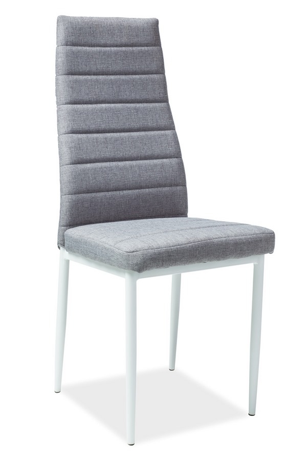 Jídelní čalouněná židle H-266 šedá