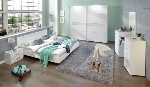 Noční stolek PAMELA 697 alpská bílá