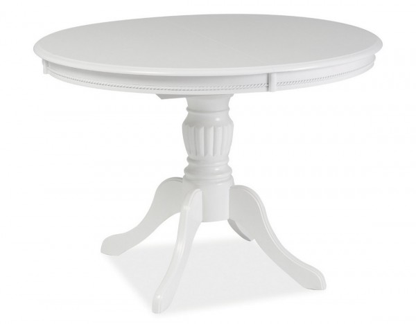Jídelní stůl OLIVIA rozkládací bílý