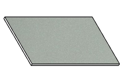 Kuchyňská pracovní deska 100 cm šedý popel (asfalt)