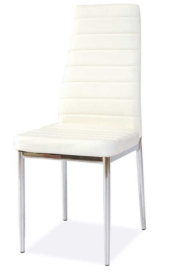 **Jídelní čalouněná židle H-261 bílá