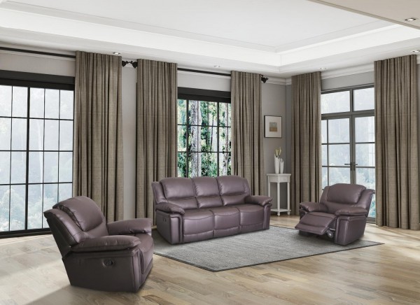 Polohovací sedací souprava Doncaster 3+1+1 023 tmavě šedá