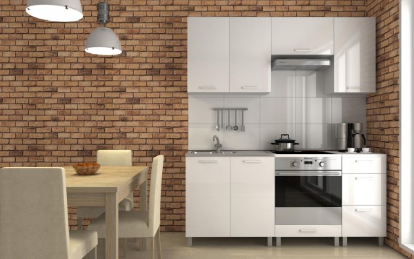 Kuchyňská skříňka Natanya D401D šedý lesk