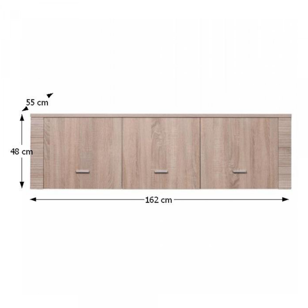 Nástavec na skříň typ 14, dub sonoma, GRAND