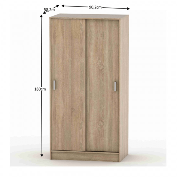 Skříň, dub sonoma, BETTY 4 BE04-002-00