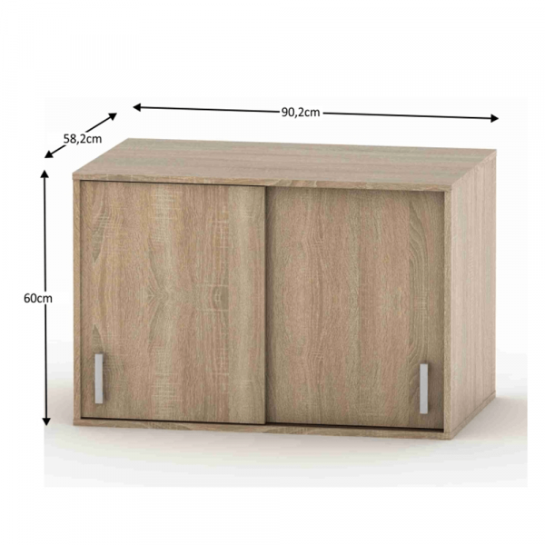 Nástavec na skříň, dub sonoma, BETTY 4 BE04-004-00