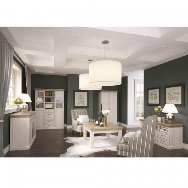 Skříň, sosna skandinávská / dub divoký, ROYAL S2D