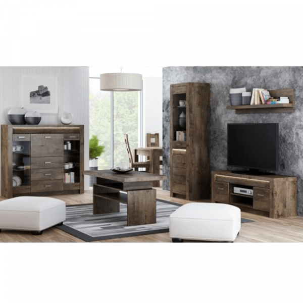 Komoda, jasan tmavý, INFINITY I-07