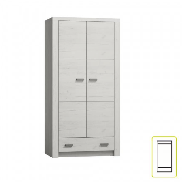 Skříň, jasan bílý, INFINITY I-01