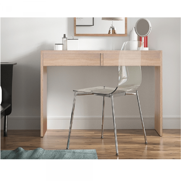 Toaletní stolek / psací stůl, dub sonoma, VIOLET