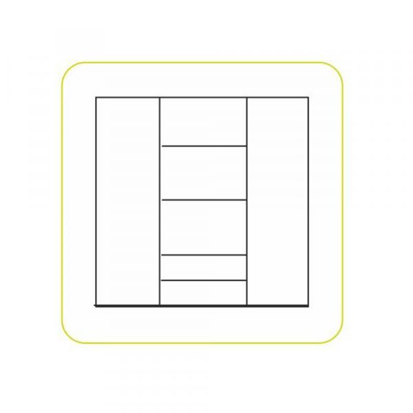 Skříň třídveřová, samoa king, KORA KS2