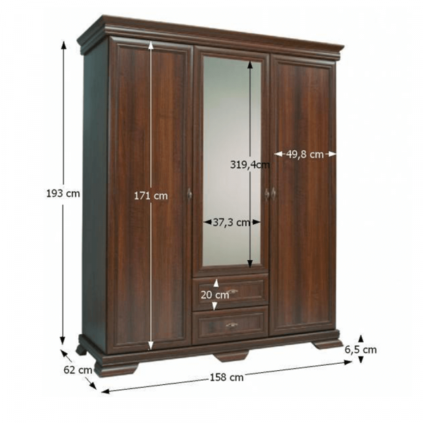 Skříň třídveřová, samoa king, KORA KS2