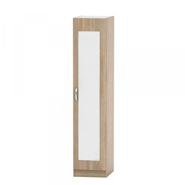 Skříň se zrcadlem, dub sonoma, BETTY 2