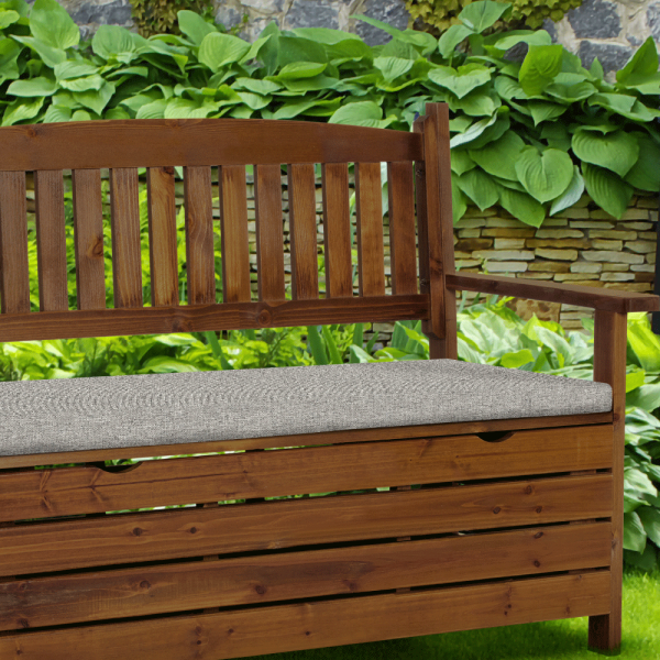 Zahradní lavička, hnědá, 124cm, DILKA