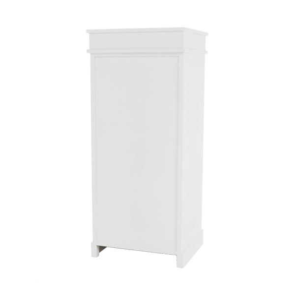 4-šuplíková komoda, bílá, BLANCO