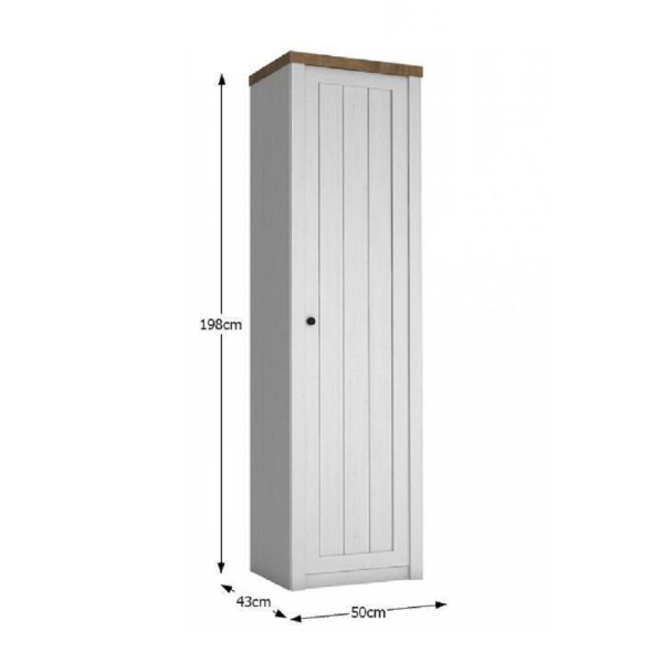 Skříň, DTD laminovaná, sosna Andersen / dub lefkas, PROVANCE