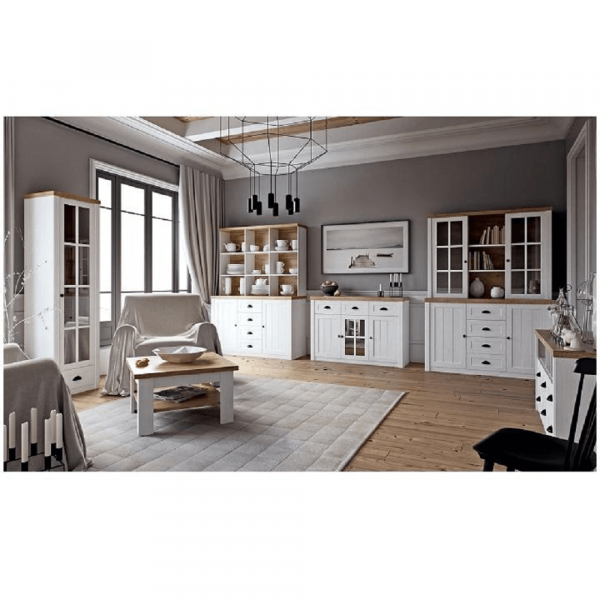 Nástavec na komodu, DTD laminovaná, sosna Andersen / dub lefkas, PROVANCE