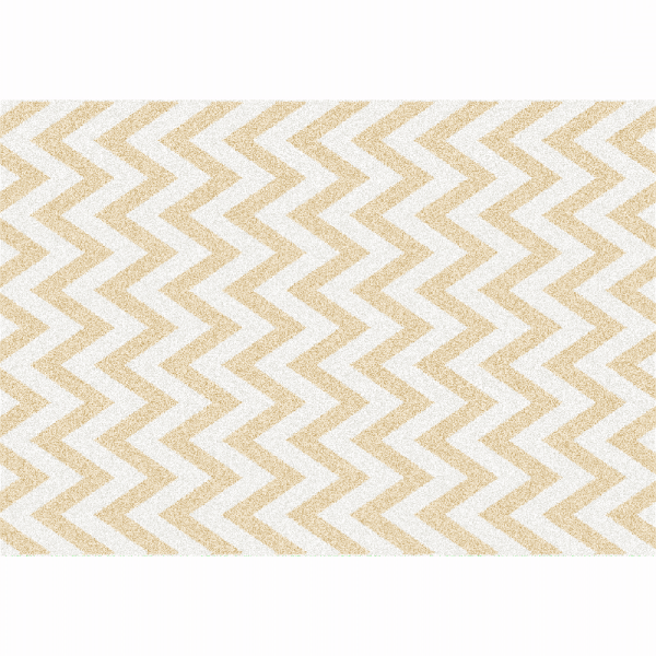 Koberec, béžovo-bílá vzor, 133x190 cm, ADISA TYP 2