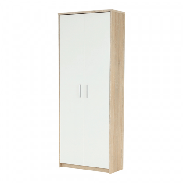 Kancelářská skříň, dub sonoma/bílá, JOHAN 2 NEW 05