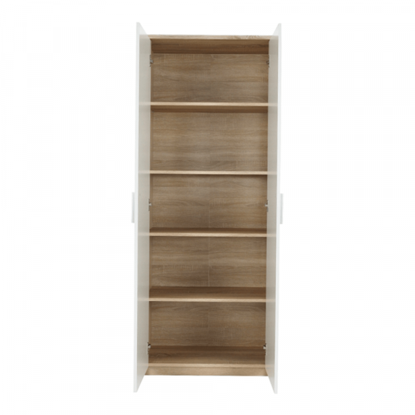 Kancelářská skříň, dub sonoma/bílá, JOHAN 2 NEW 05