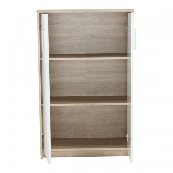 Kancelářská skříňka, dub sonoma/bílá, JOHAN 2 NEW 13 JH033