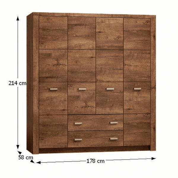 Skříň, jasan světlý, INFINITY I-18