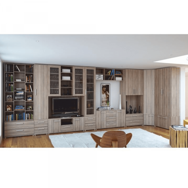 Nízká skříňka, dub sonoma, DUNAJ TYP 7