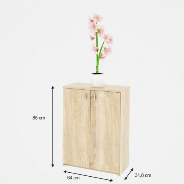 Komoda, dub sonoma, NATALI TYP 4