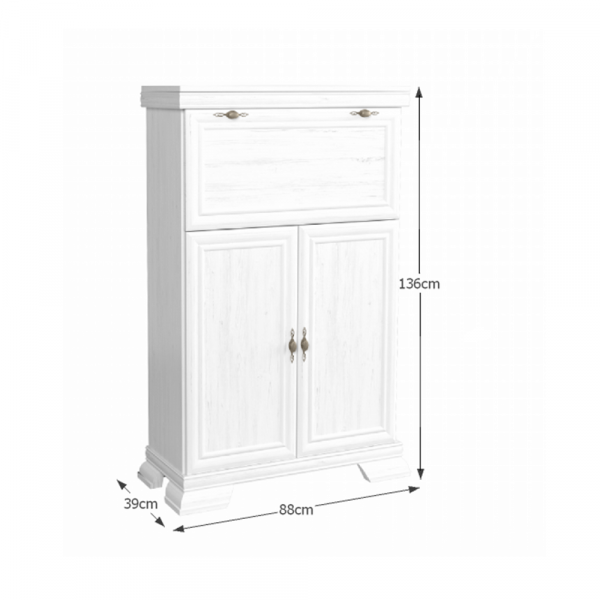 Barová skříňka KK5, sosna andersen, KORA