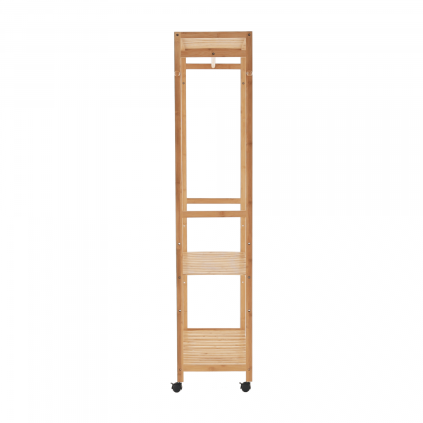 Šatní organizér, přírodní bambus, Melar