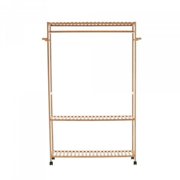 Šatní organizér, přírodní bambus, Melar