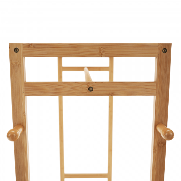 Šatní organizér, přírodní bambus, Melar