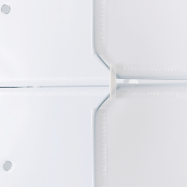 Modulární multifunkční skříň, bílá, ZALVO