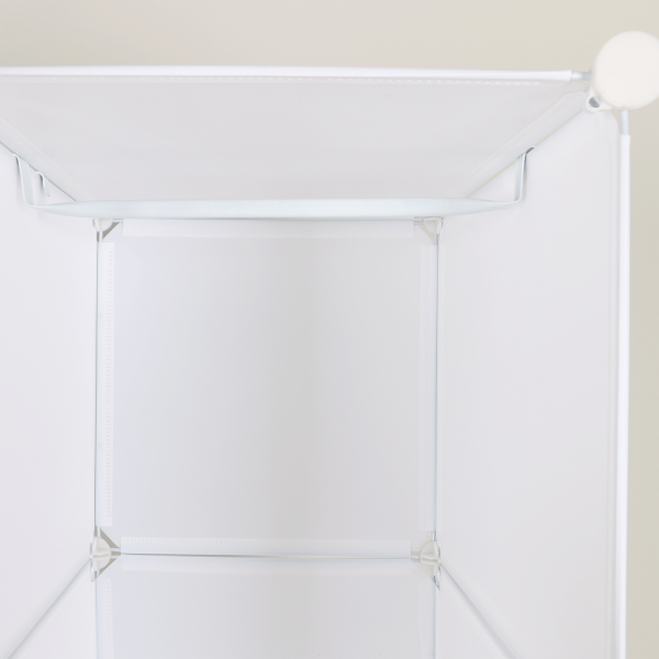 Modulární multifunkční skříň, bílá, ZALVO