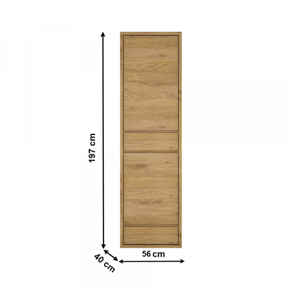 Policová skříň, dub shetland, SHELDON TYP 10