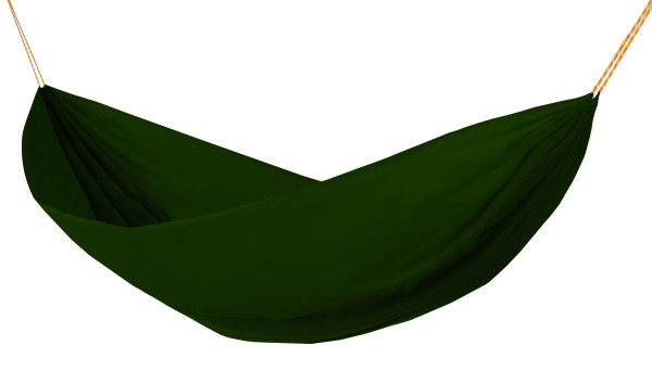Houpací síť Hamaka originál pro jednoho zeleno-olivovo-zelená