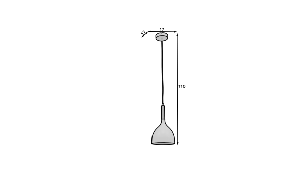 Závěsná lampa Wolders (různé velikosti)