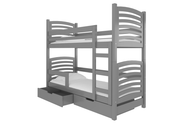 Dvoupatrová postel s matracemi OSUNA