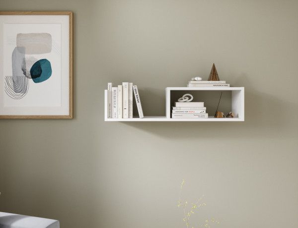 Vellia 80 White Shelf