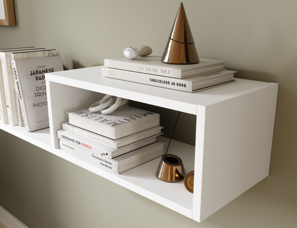 Vellia 80 White Shelf