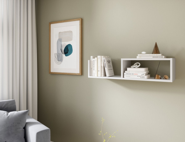 Vellia 80 White Shelf