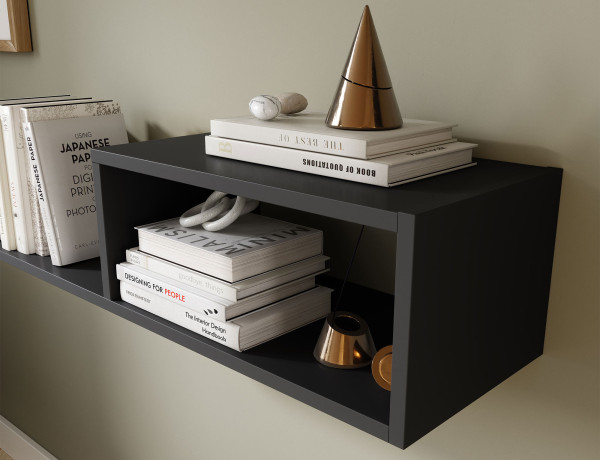 Vellia 80 Black Shelf