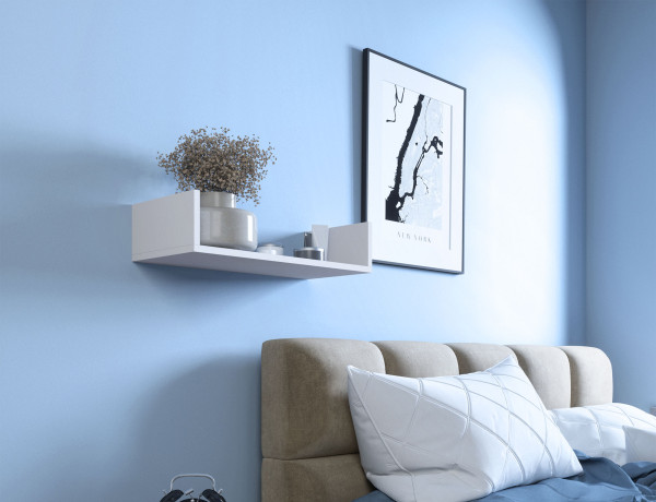 Vissta 60 White Shelf