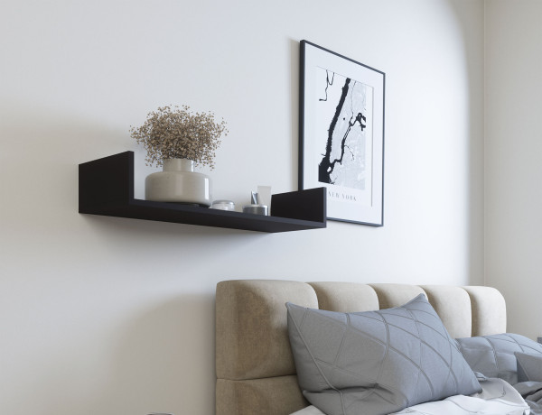 Vissta 80 Black Shelf