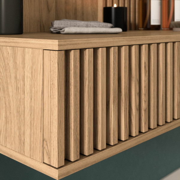 Entsian 85 Vanity Artisan Oak