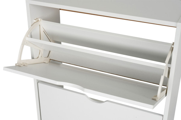 Botník LUNARO 3 bílá