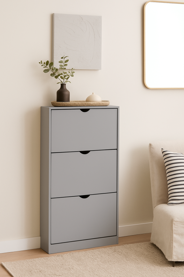 Botník LUNARO 3 šedá